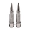 TAPON DECORATIVO PARA VALVULA EN FORMA DE PUNTA (PLATA)