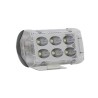 FARO AUXILIAR LED CON ESTROBO 6 LED CON LUZ DE CONTORNO LATERAL