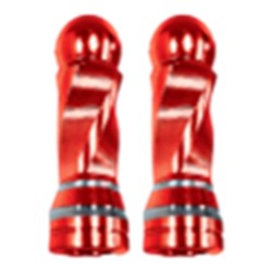 TAPON DECORATIVO PARA VALVULA EN FORMA RODONDO (ROJO)