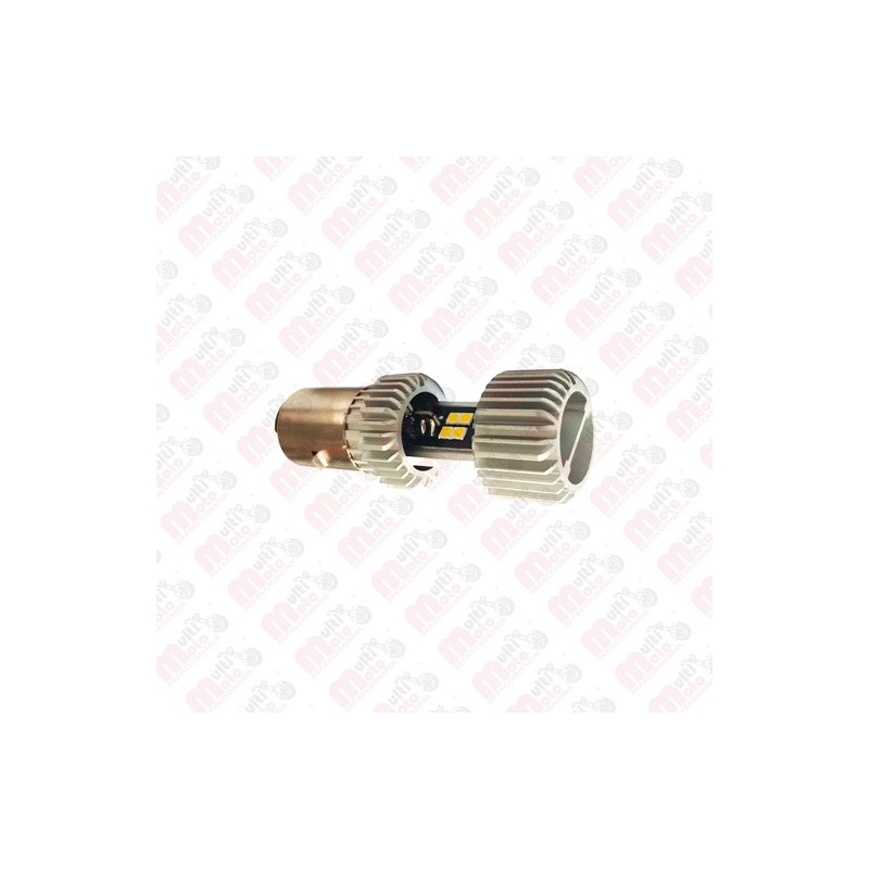 FOCO LED ALUMINIO P/MOTOCICLETA PREMIUM IR0519 BA20D 10-100V 10W 1500LM