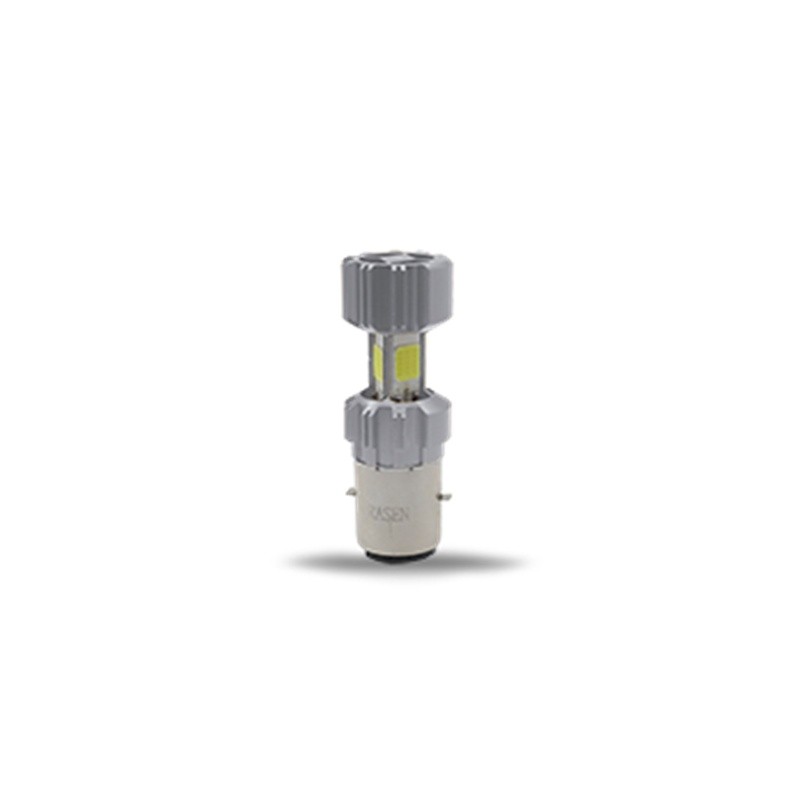 FOCO DE FARO LED MEDIA VUELTA 4 LADOS (PLATA)