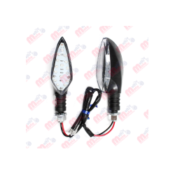 KIT DIRECCIONALES LED BLACK LUZ AZUL MEK