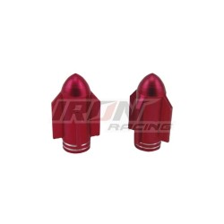 TAPON DE VALVULA DE AIRE ALUMINIO COHETE ROJO