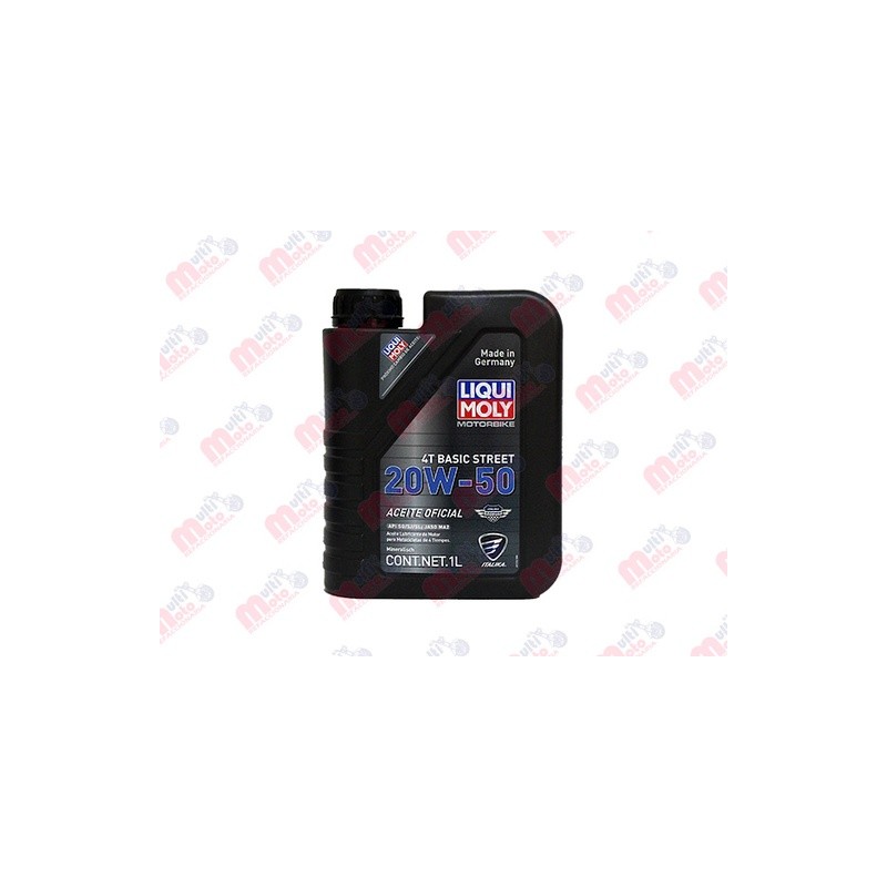 ACEITE LIQUI MOLY - ITALIKA 4T 20W - 50 BASIC STR 1L ACEITE ITALIKA.