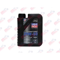 ACEITE LIQUI MOLY - ITALIKA 4T 20W - 50 BASIC STR 1L ACEITE ITALIKA.