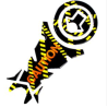 STICKER PROTECTOR DE GOMA CAUTION NEGRO/NARANJA PARA TANQUE DE GASOLINA UNIVERSAL