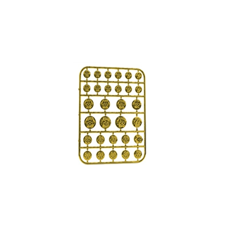 TAPON DECORATIVO PARA TORNILLERIA DE PLASTICO (DORADO)