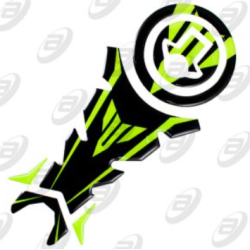 STICKER PROTECTOR DE GOMA LINE NEGRO / VERDE PARA TANQUE DE GASOLINA