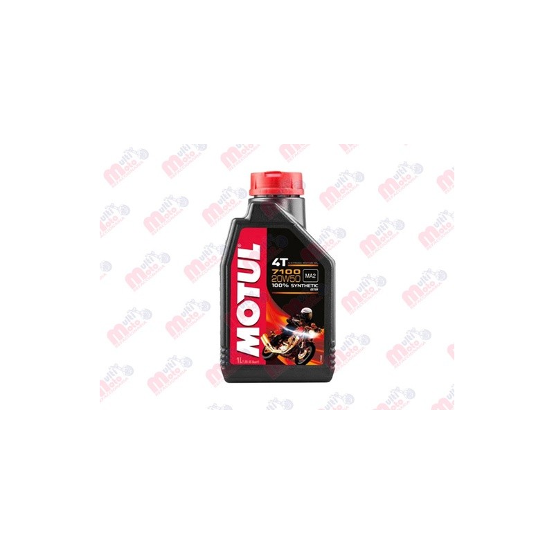 ACEITE PARA MOTOR 4 TIEMPOS MOTUL 7100 20W50 1L SINTETICO