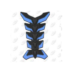 STICKER PROTECTOR DE GOMA NEGRO/AZUL PARA TANQUE DE GASOLINA UNIVERSAL