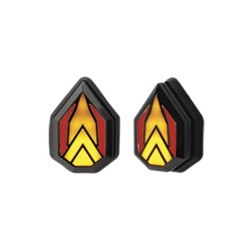 DIRECCIONAL LED SECUENCIAL TIPO DOBLE FLECHA UNIVERSAL (AMARILLO-ROJO)