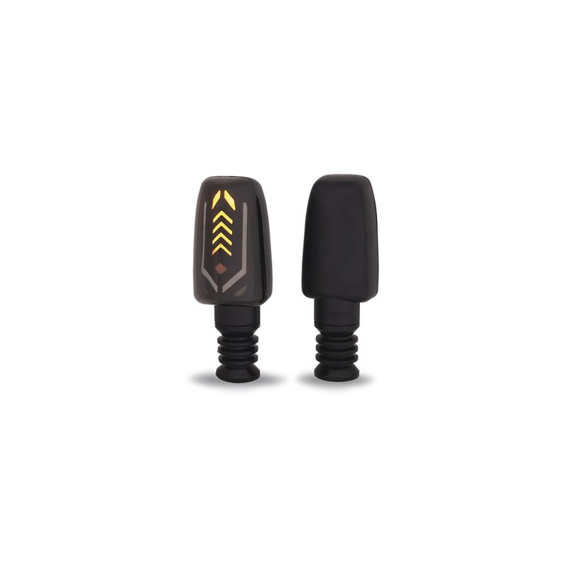 DIRECCIONAL LED SECUENCIAL TIPO DEPORTIVA  UNIVERSAL (AMARILLO-BLANCO)