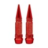 TAPON DECORATIVO PARA VALVULA EN FORMA DE PUNTA (ROJO)