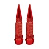 TAPON DECORATIVO PARA VALVULA EN FORMA DE PUNTA (ROJO)
